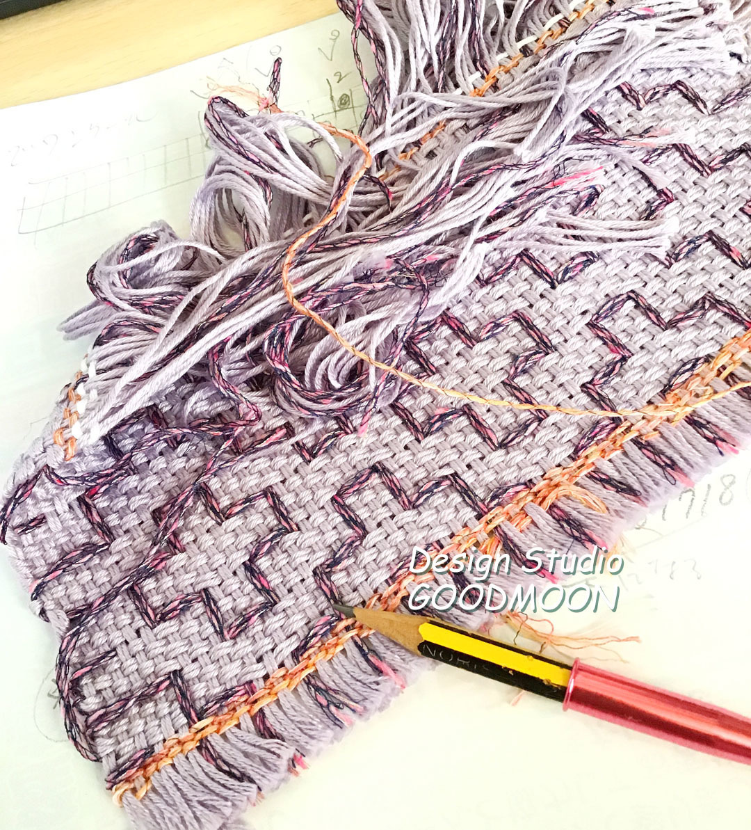 布クリエーターゆさあきこの手織り教室：オンライン手織り教室の準備